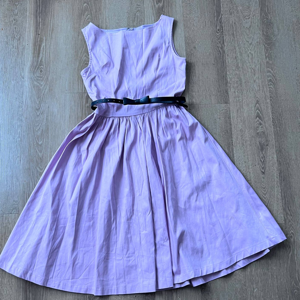 Lindy Bop Lavender Size 10 Sleeveless Fit & Flare